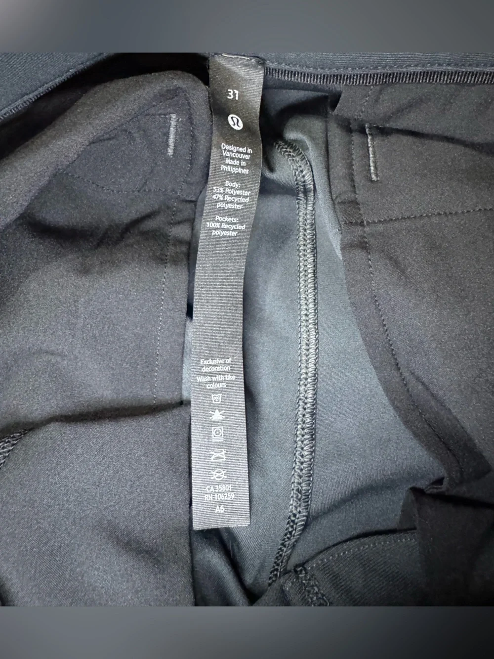 Lululemon Commission Pant Slim 31